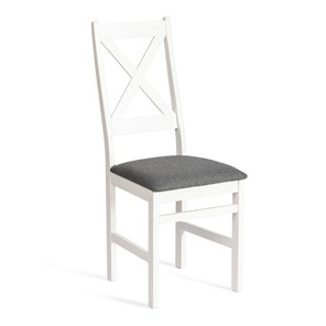 Обеденный стул CROSSMAN / white, ткань тёмно-серая (150) разобранный id 20024 в Смоленске